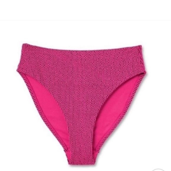Tabitha Brown X Target Other - NWOT Tabitha Brown X Target Two Tone Pucker High Waist Bikini Bottom